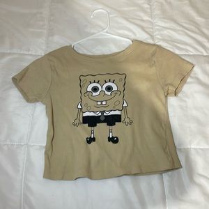 Nickelodeon, crop shirt sleeve tee